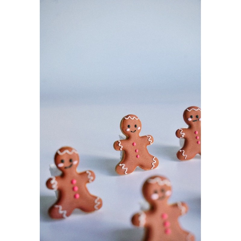 RIC 0001 Gingerbread Man Royal Icing Cookies