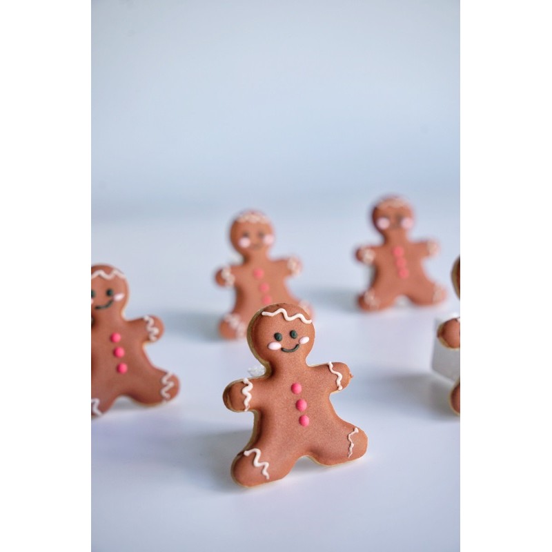 RIC 0001 Gingerbread Man Royal Icing Cookies