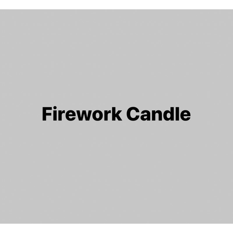 Firework Candle