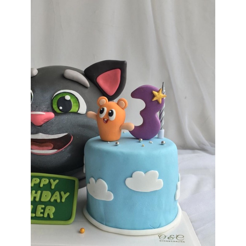 Talking Tom Featured Cake, A Customize Featured cake